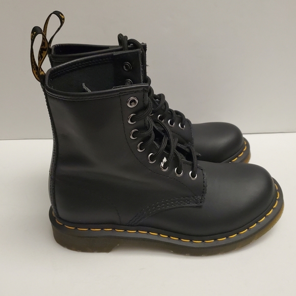 - New Dr. Martens 1460 Black Combat Boots 5 - Picture 3 of 7